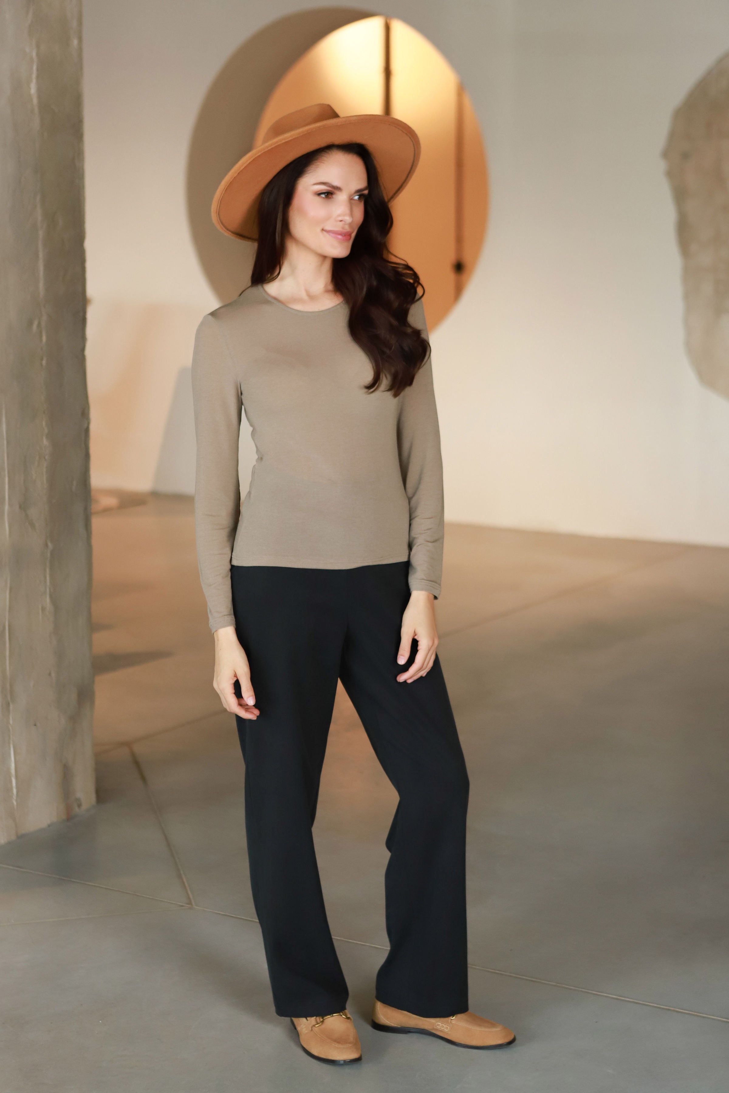 Klasikinės kelnės „BRONZA“ dūminio grafito pilka