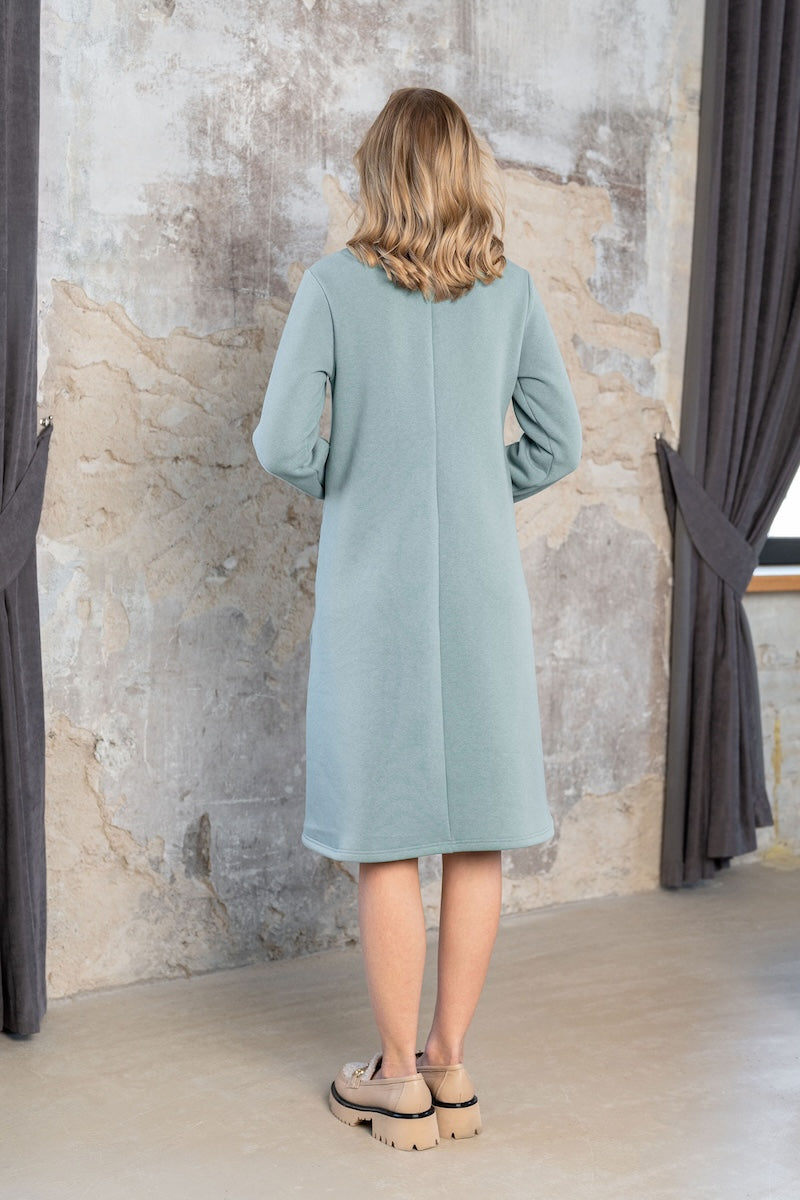 Laisvalaikio suknelė "SOGNO" pastelinė melsva