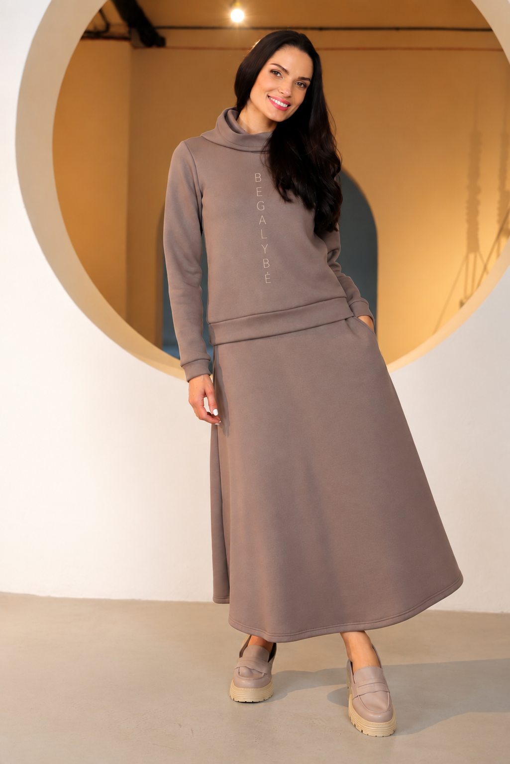 Short dress “NIDA” Morocco red