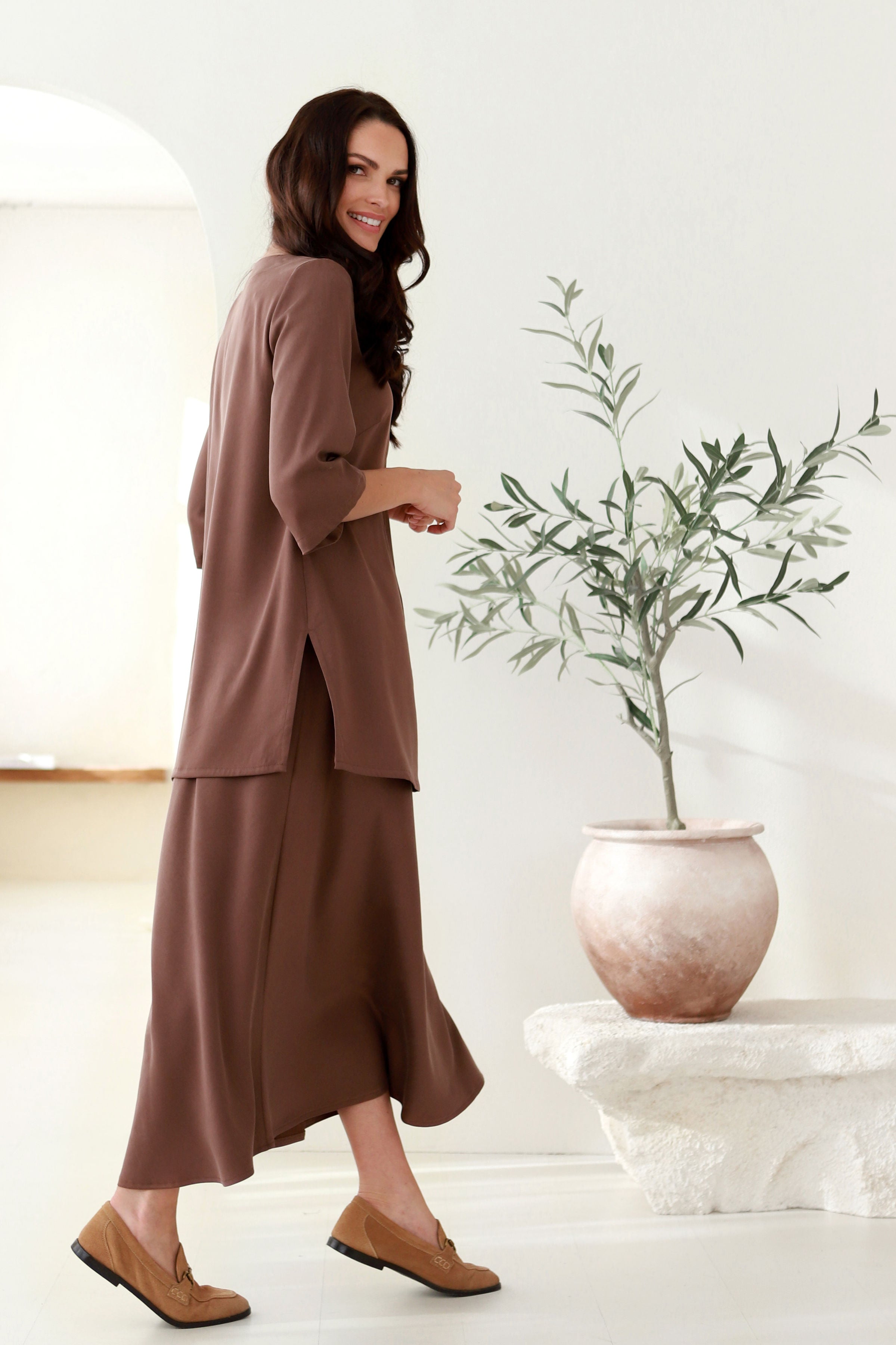 Tunika „SAULĖJA“ lazdyno riešuto