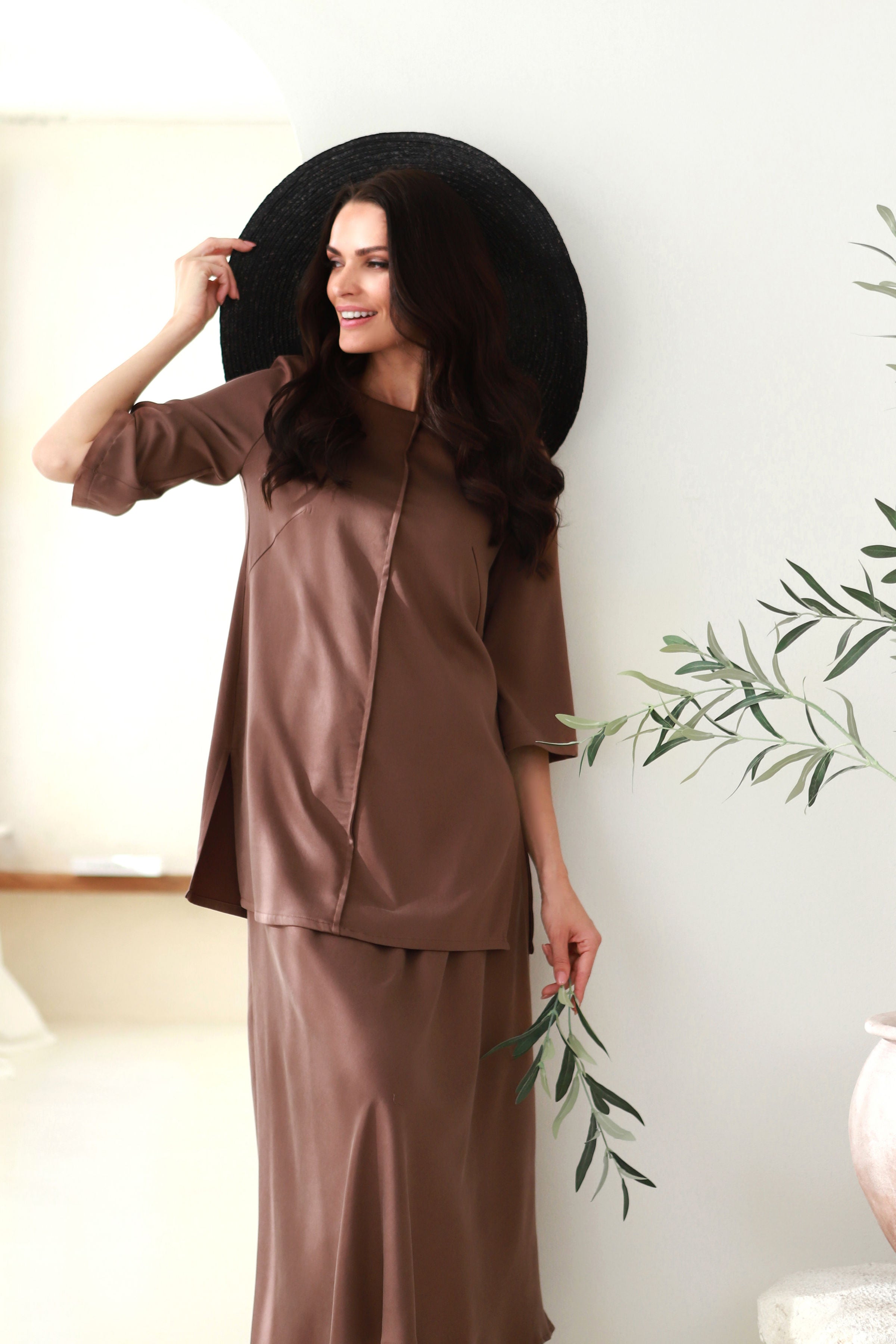 Tunika „SAULĖJA“ lazdyno riešuto