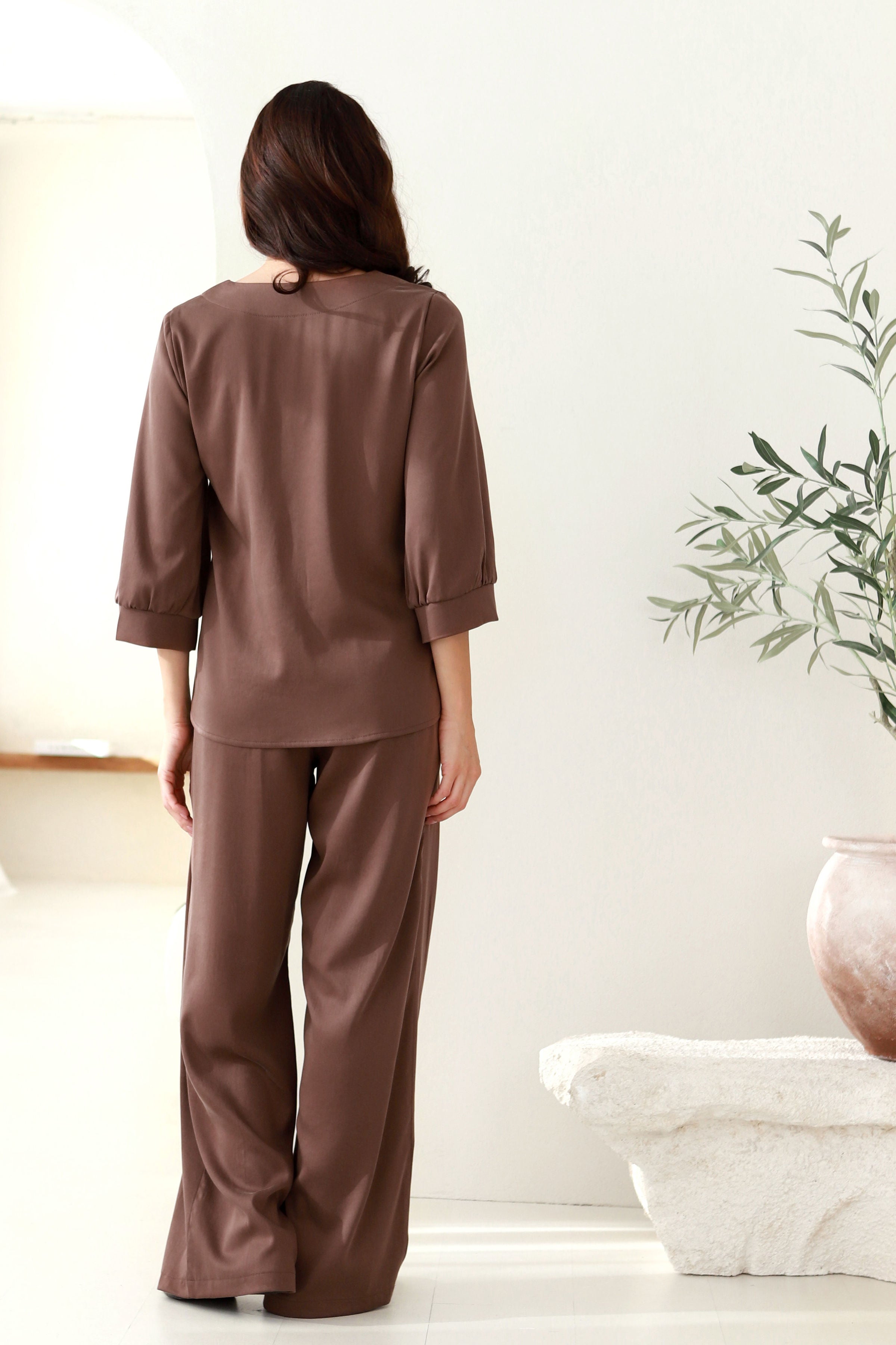 Marškiniai „AUŠRA“ lazdyno riešuto