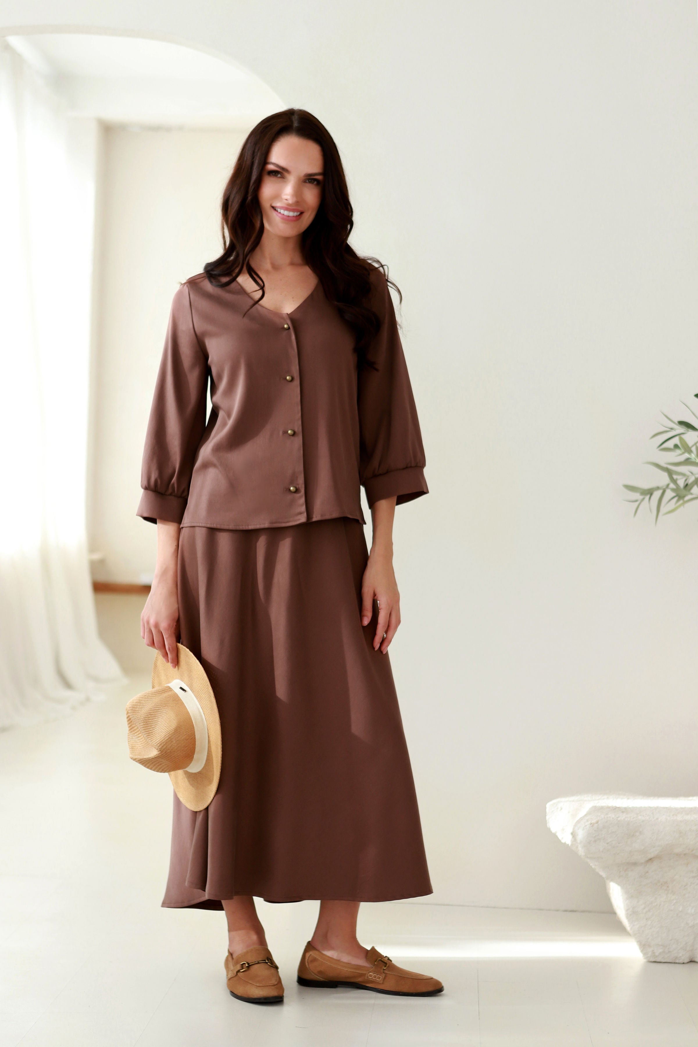 Sijonas „ATSPINDYS“ lazdyno riešuto