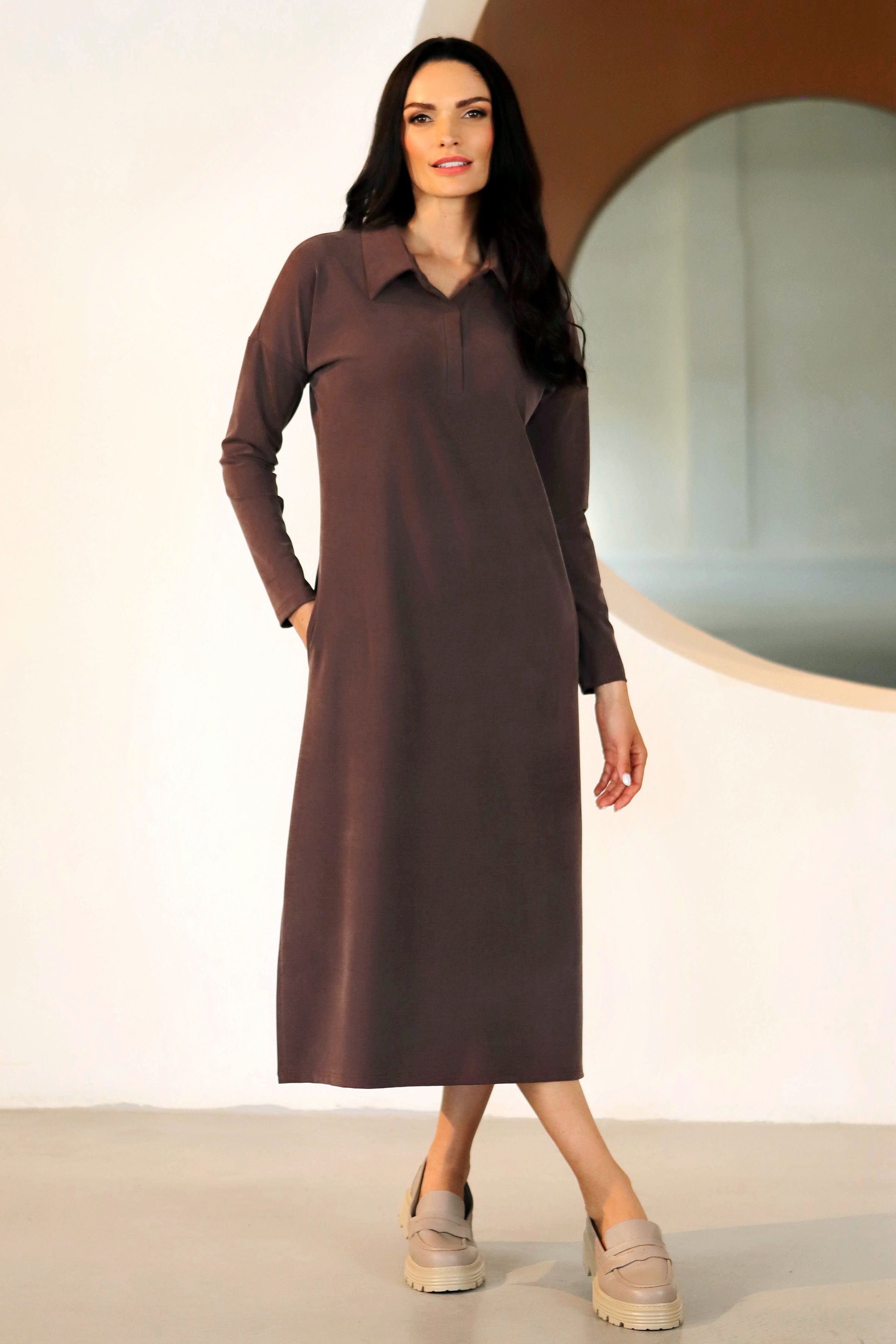 Short dress “NIDA” Morocco red