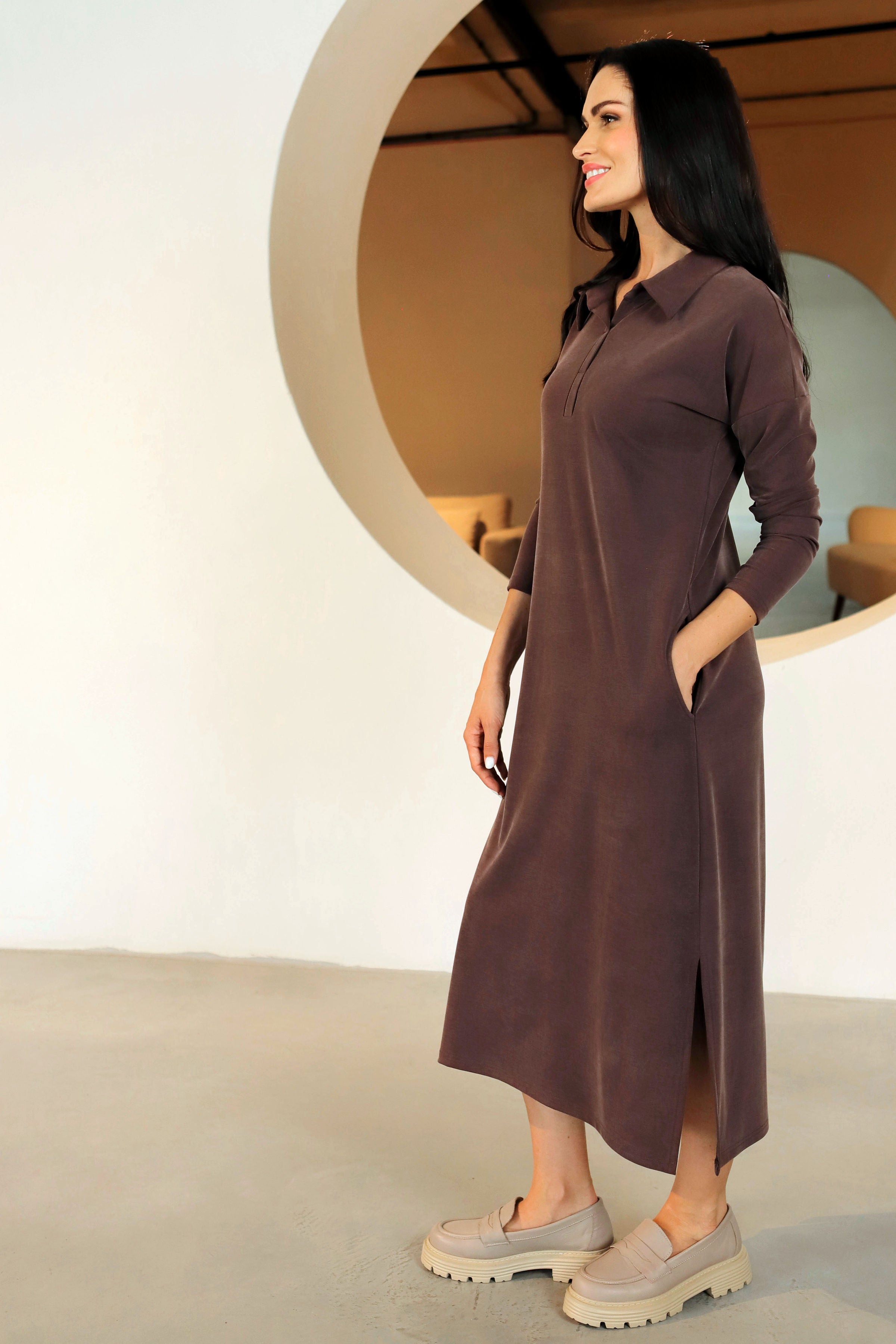 Short dress “NIDA” Morocco red