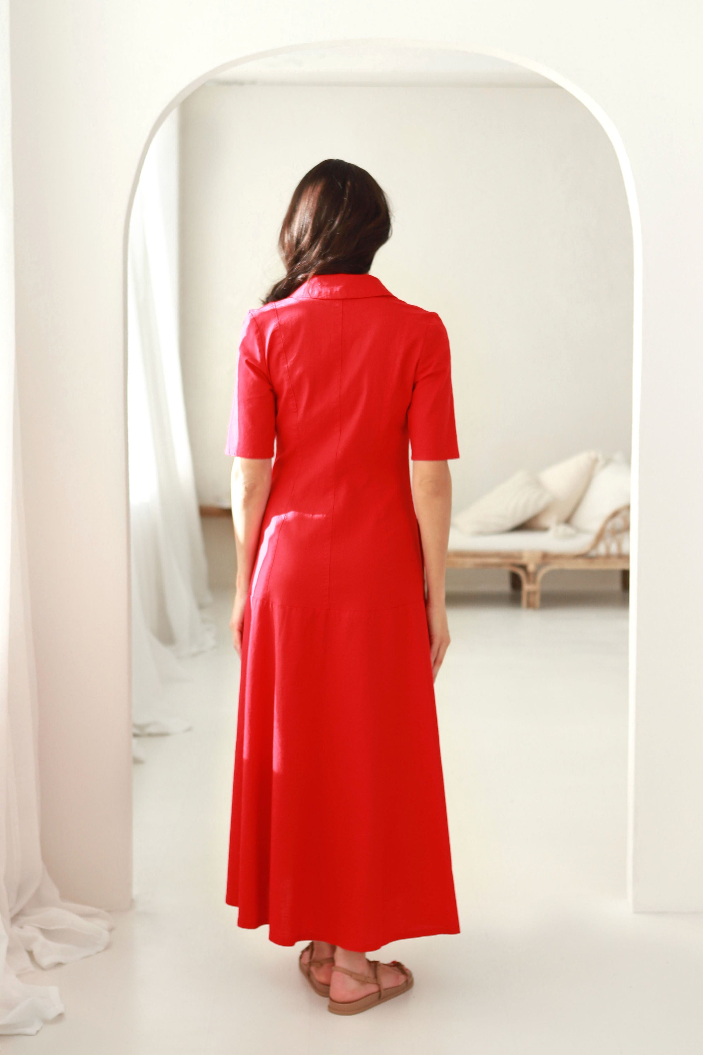 Suknelė „RIVIERA" uogų raudona