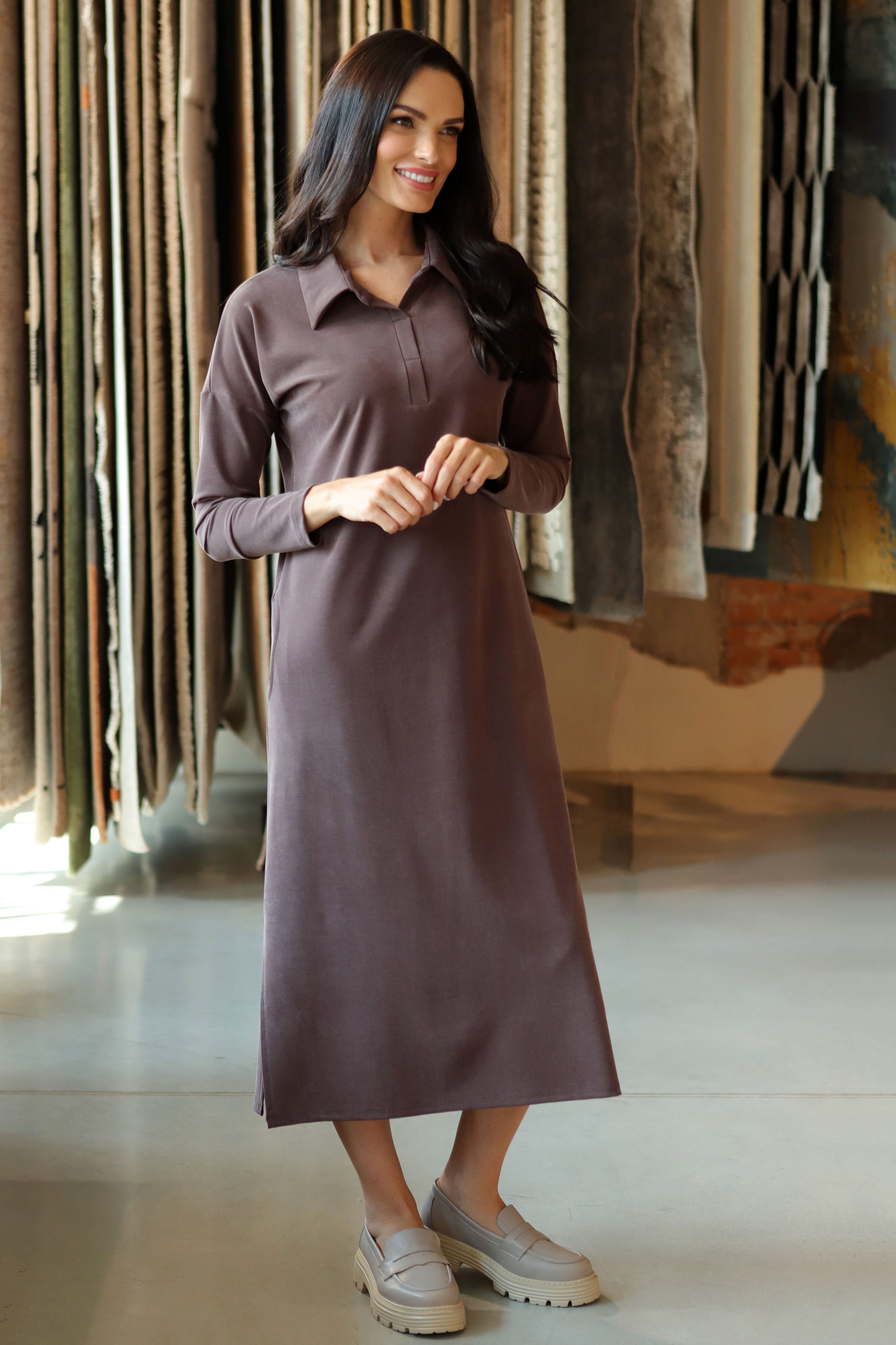 Short dress “NIDA” Morocco red