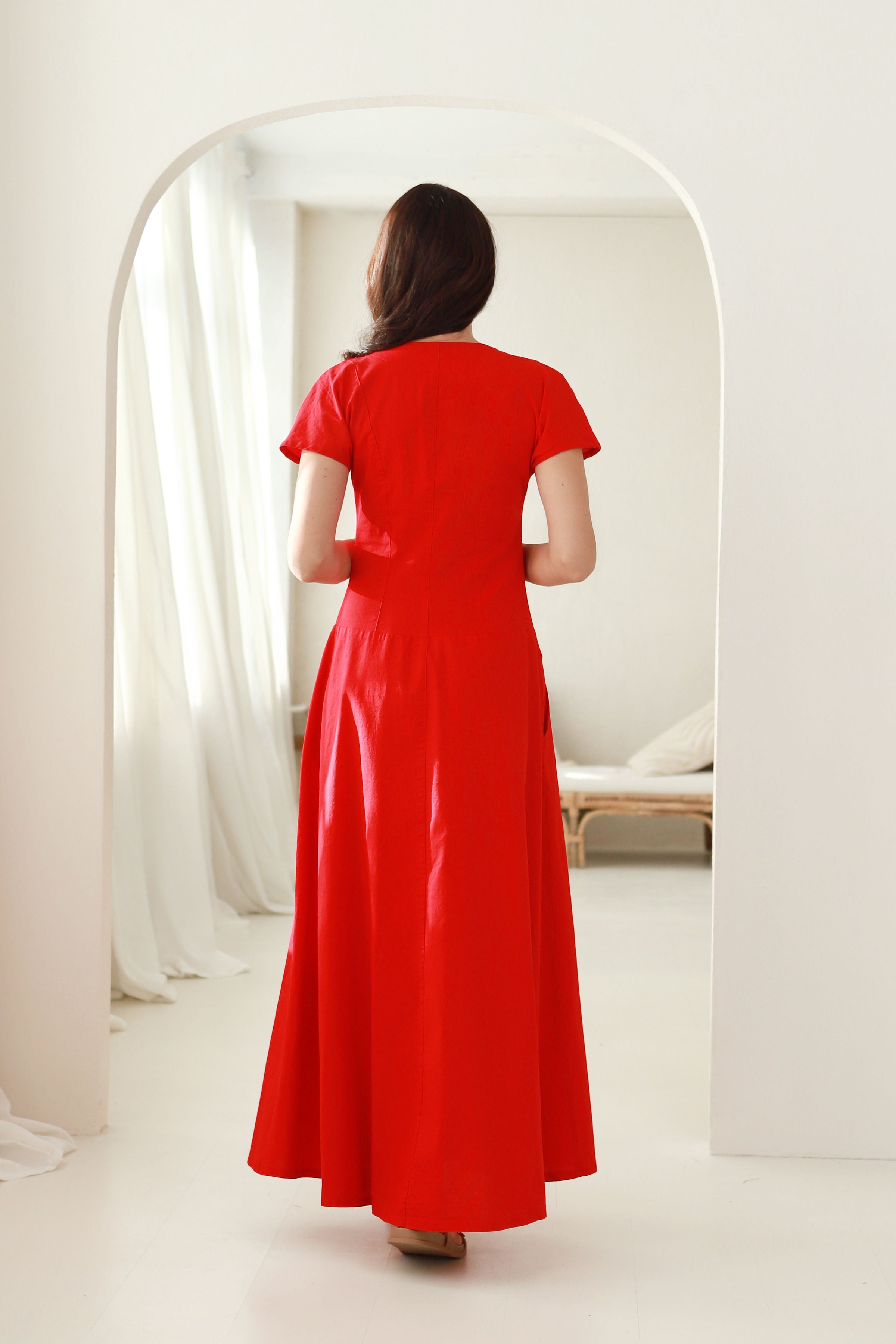 Suknelė „LAGŪNA" uogų raudona