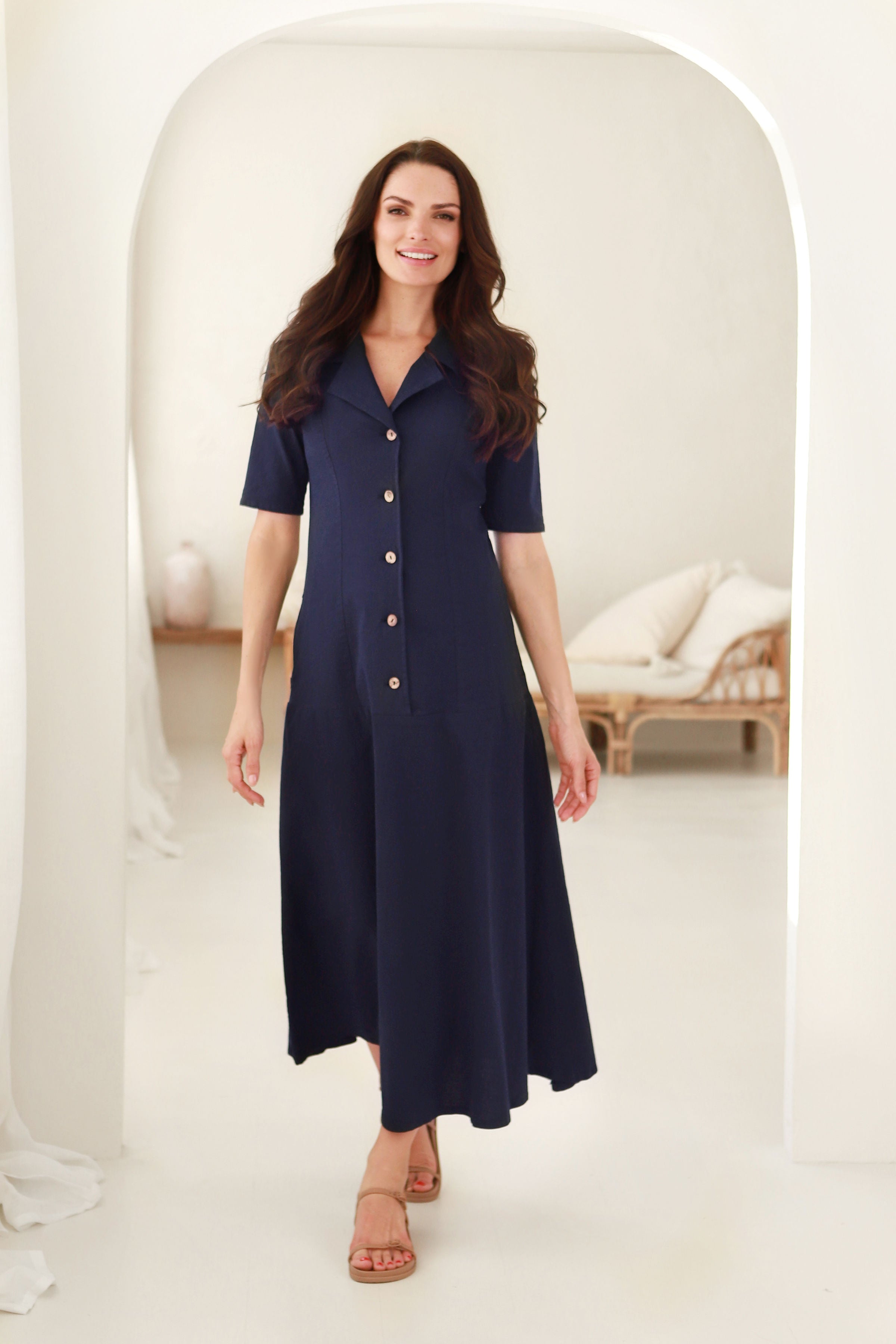 Suknelė „RIVIERA" gili mėlyna