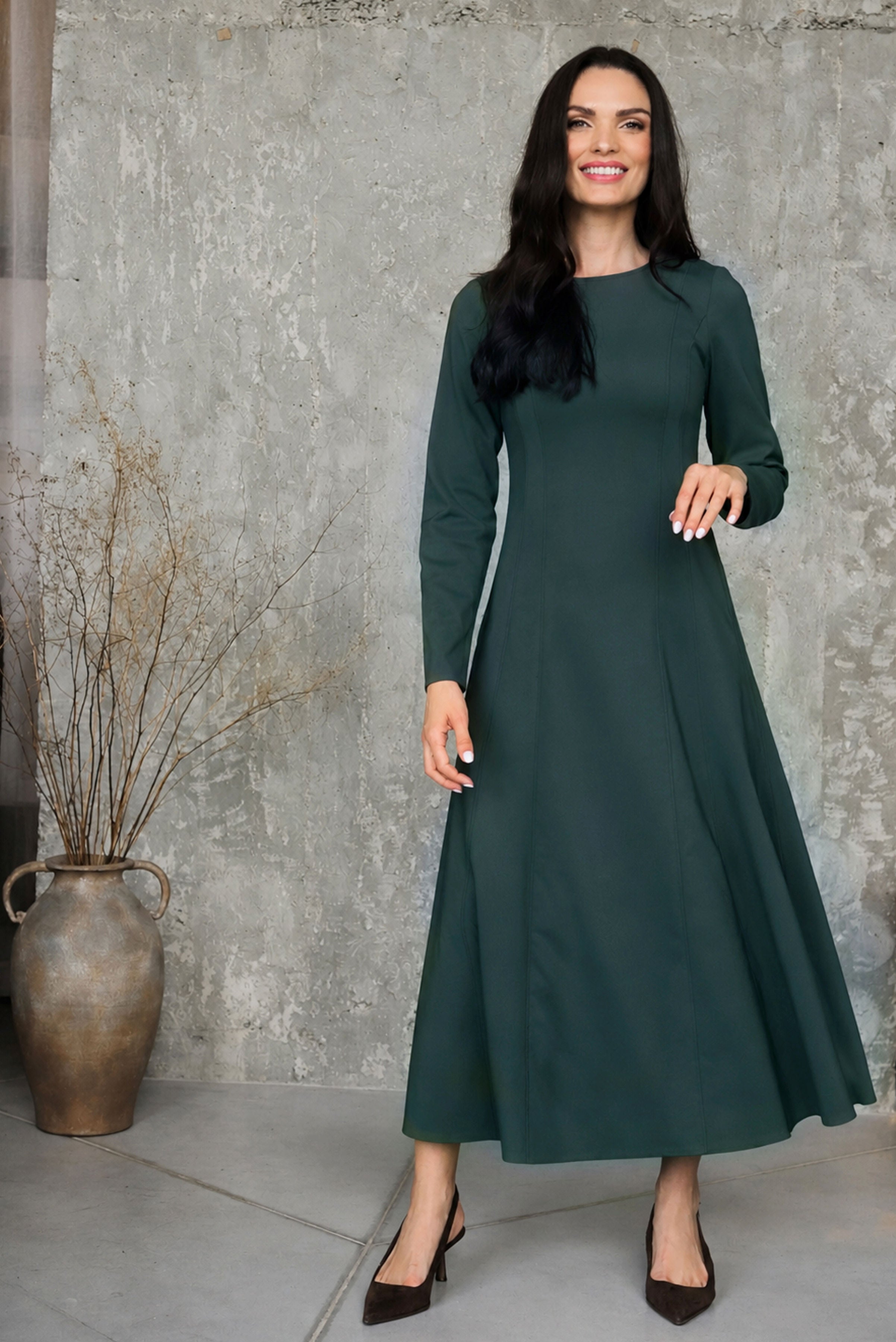 Short dress “NIDA” Morocco red