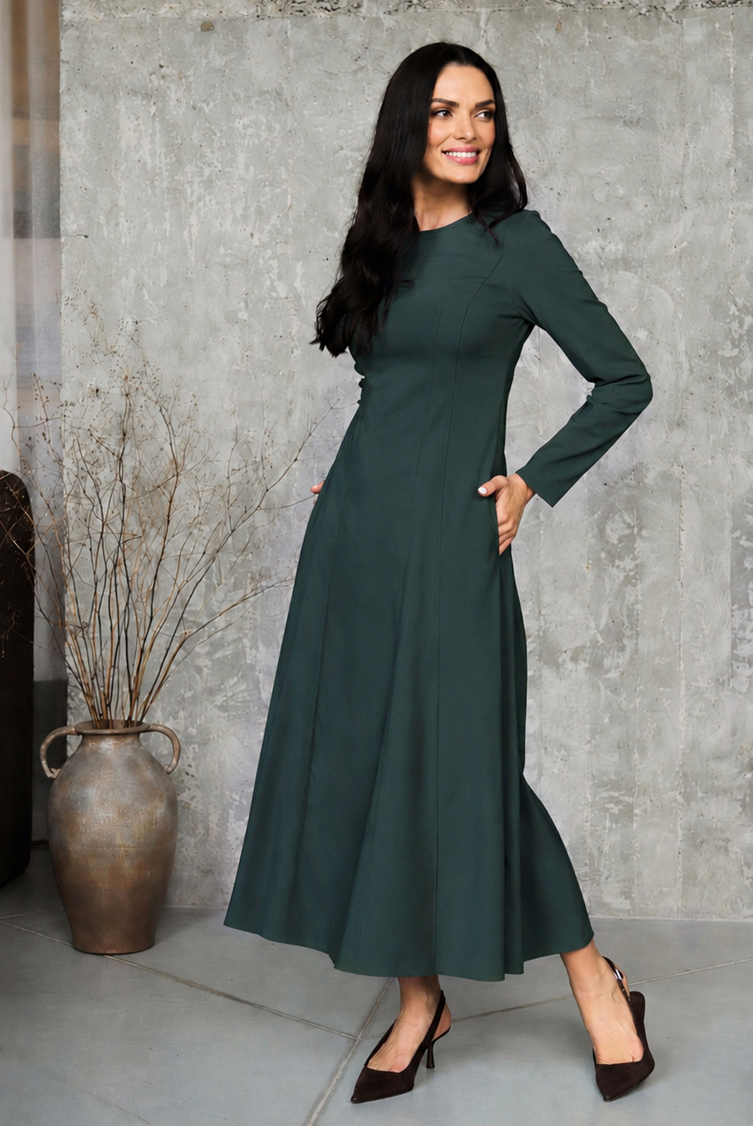 Short dress “NIDA” Morocco red