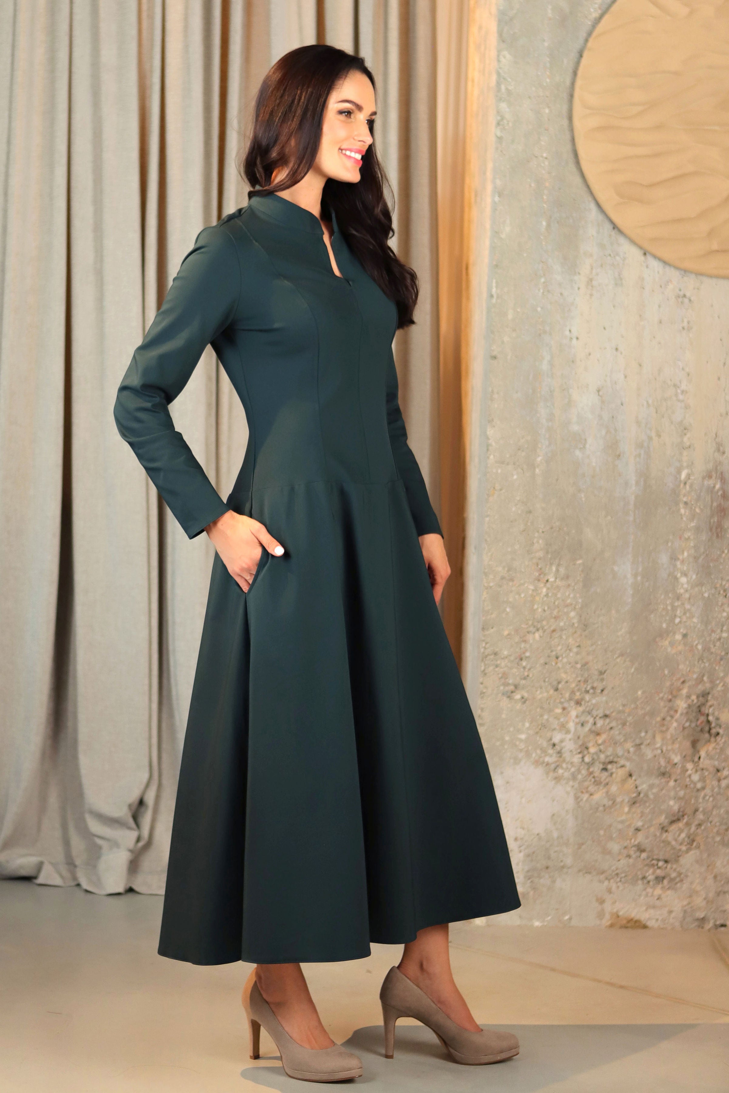Short dress “NIDA” Morocco red