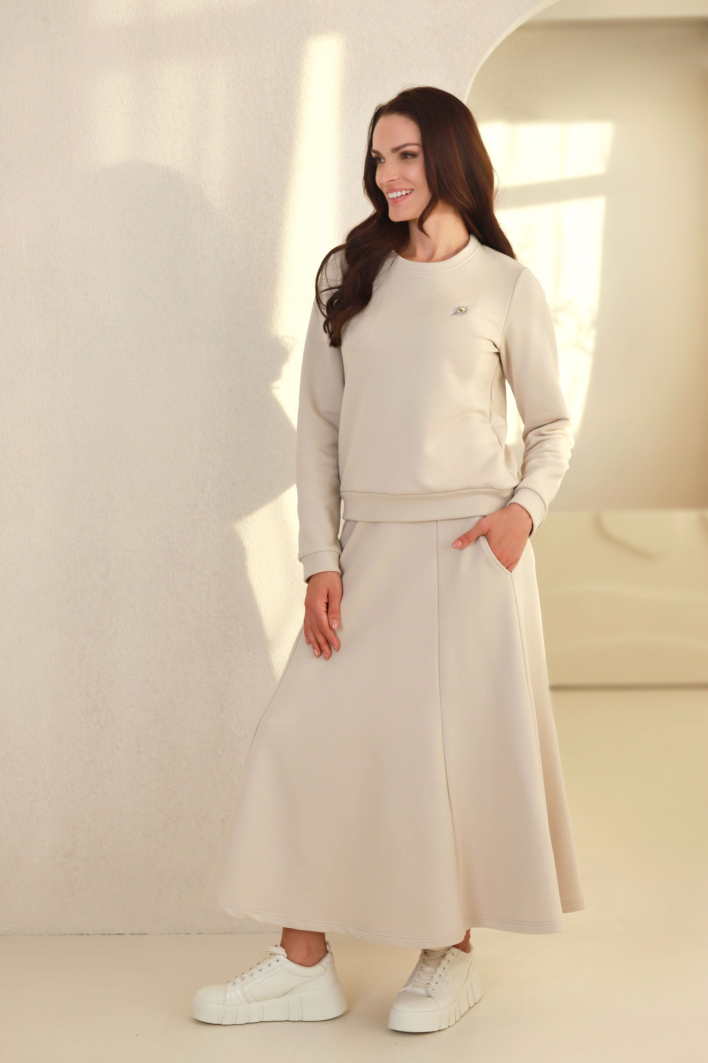 Džemperis „POVAS" smilgos