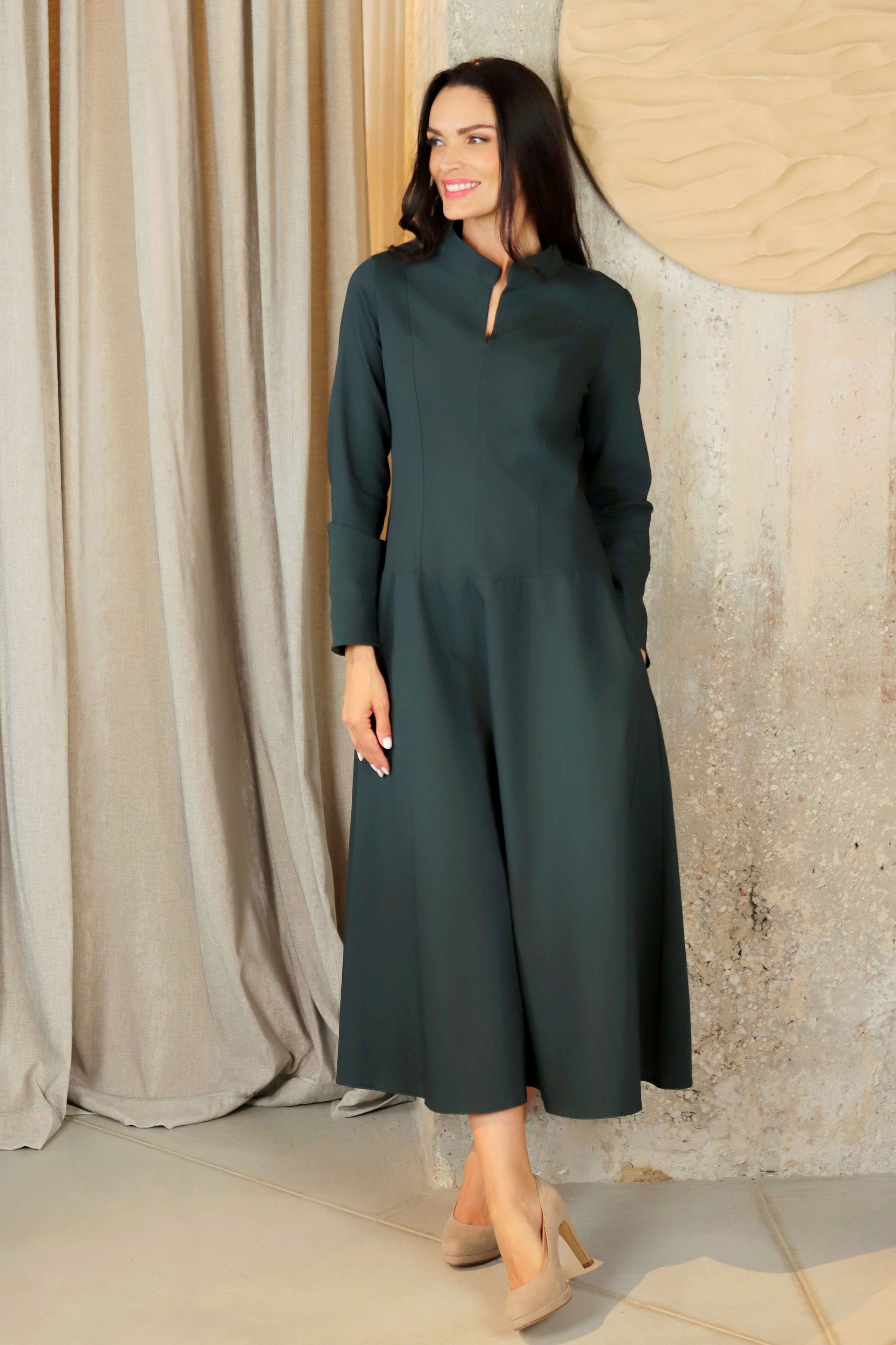 Short dress “NIDA” Morocco red
