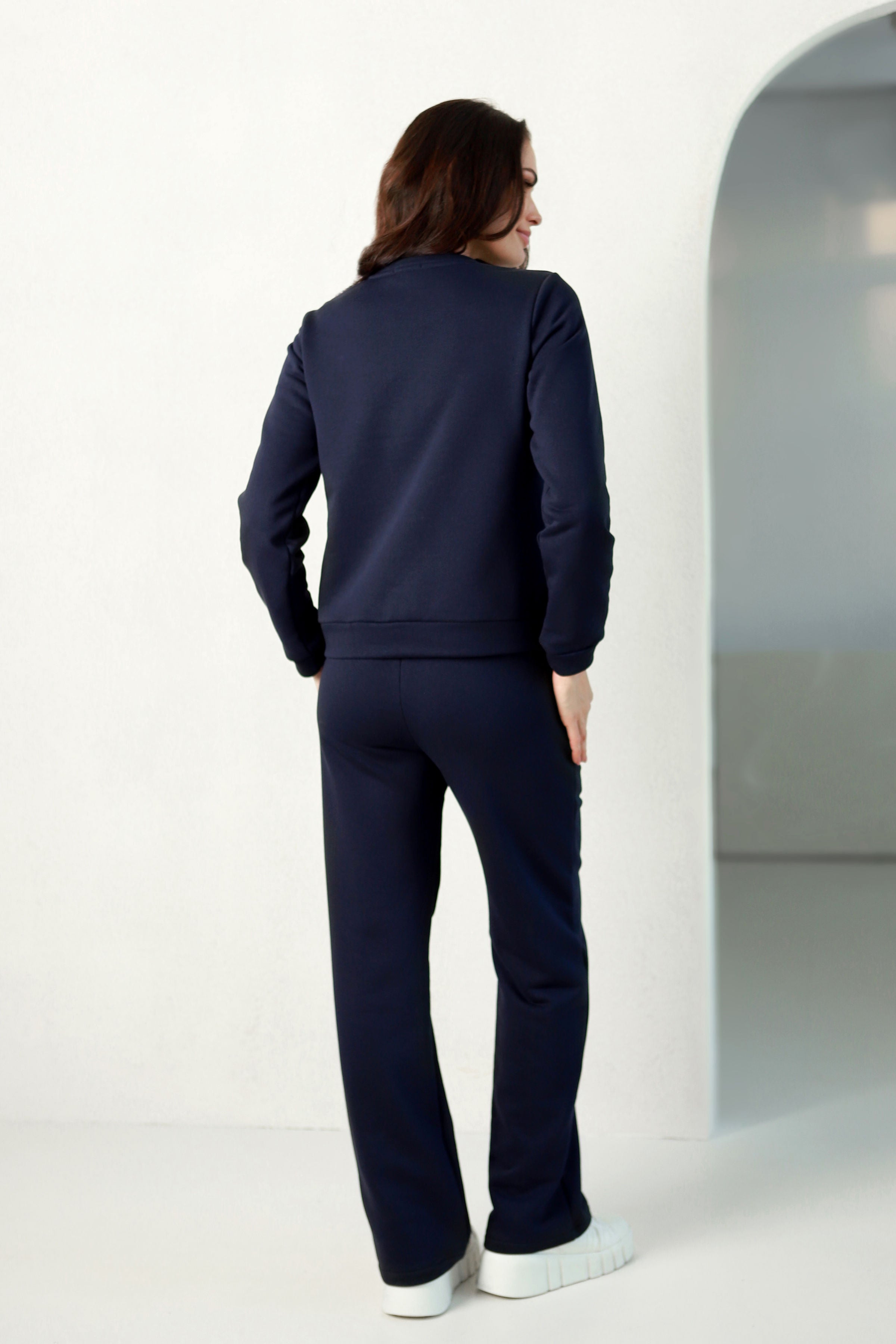 Džemperis „POVAS" tamsi mėlyna