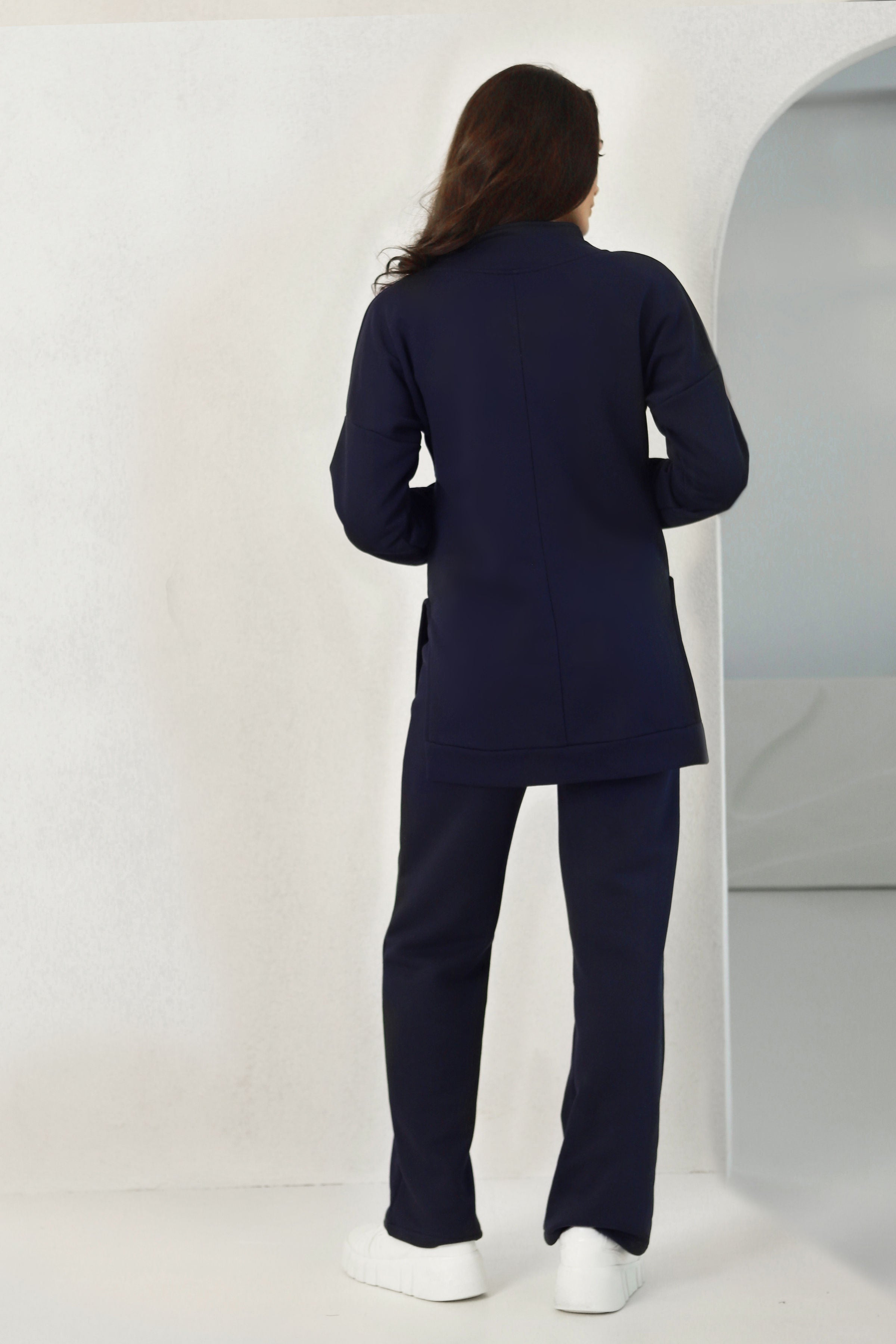 Trousers “MĖLIS” in dark navy