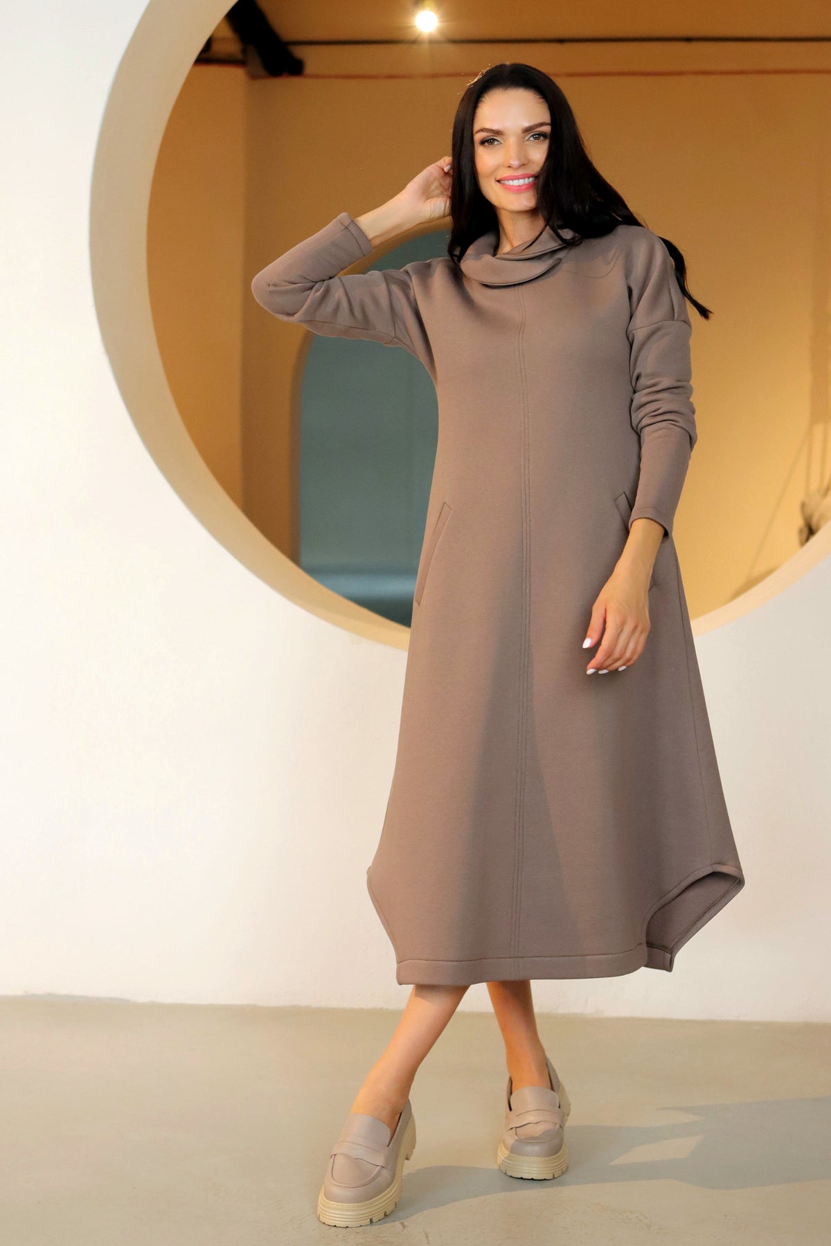 Short dress “NIDA” Morocco red