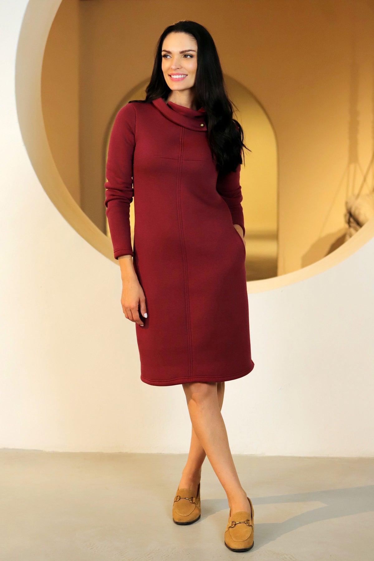 Short dress “NIDA” Morocco red