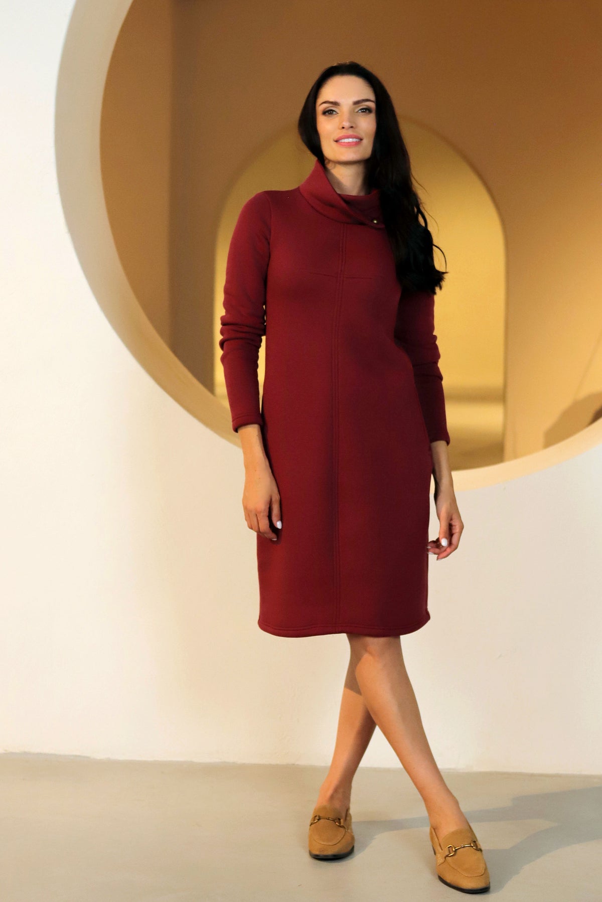 Short dress “NIDA” Morocco red