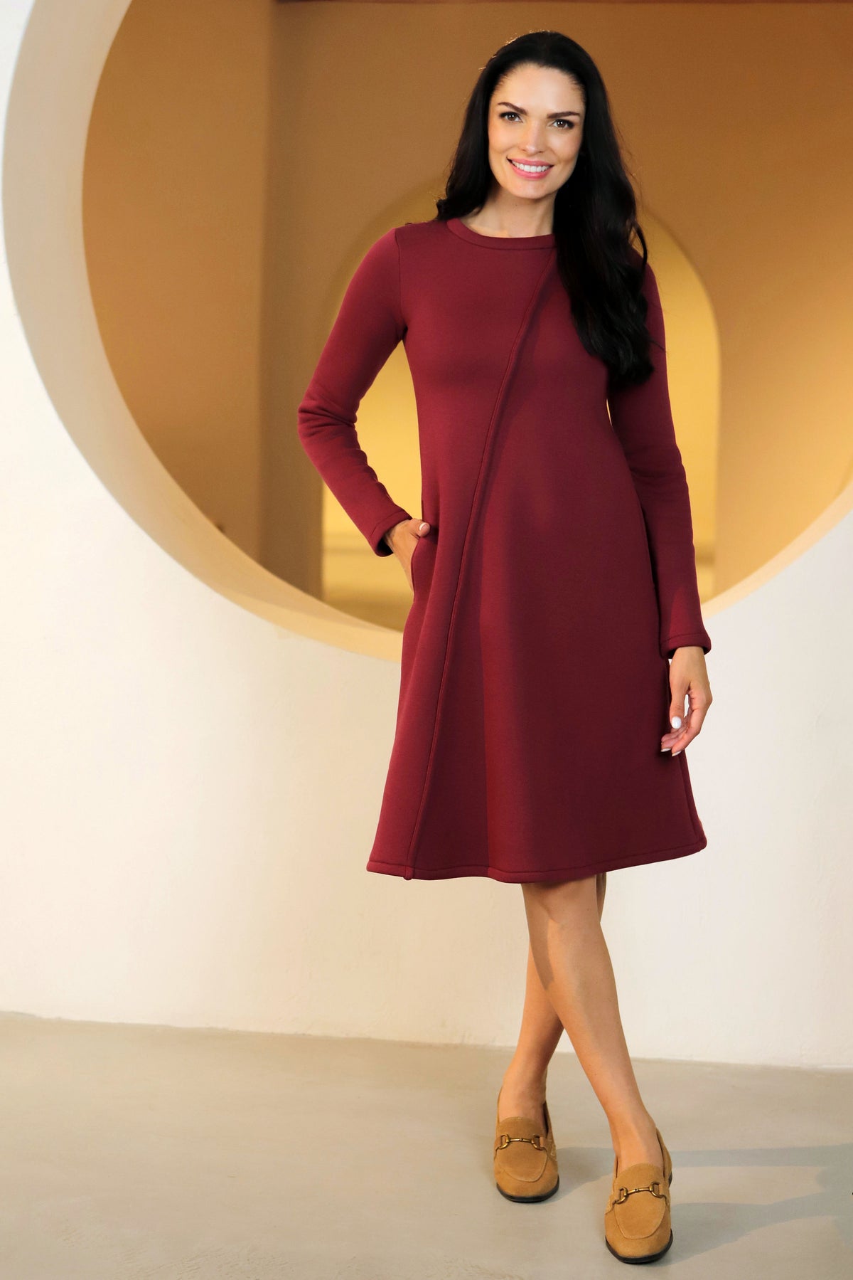 Short dress “NIDA” Morocco red