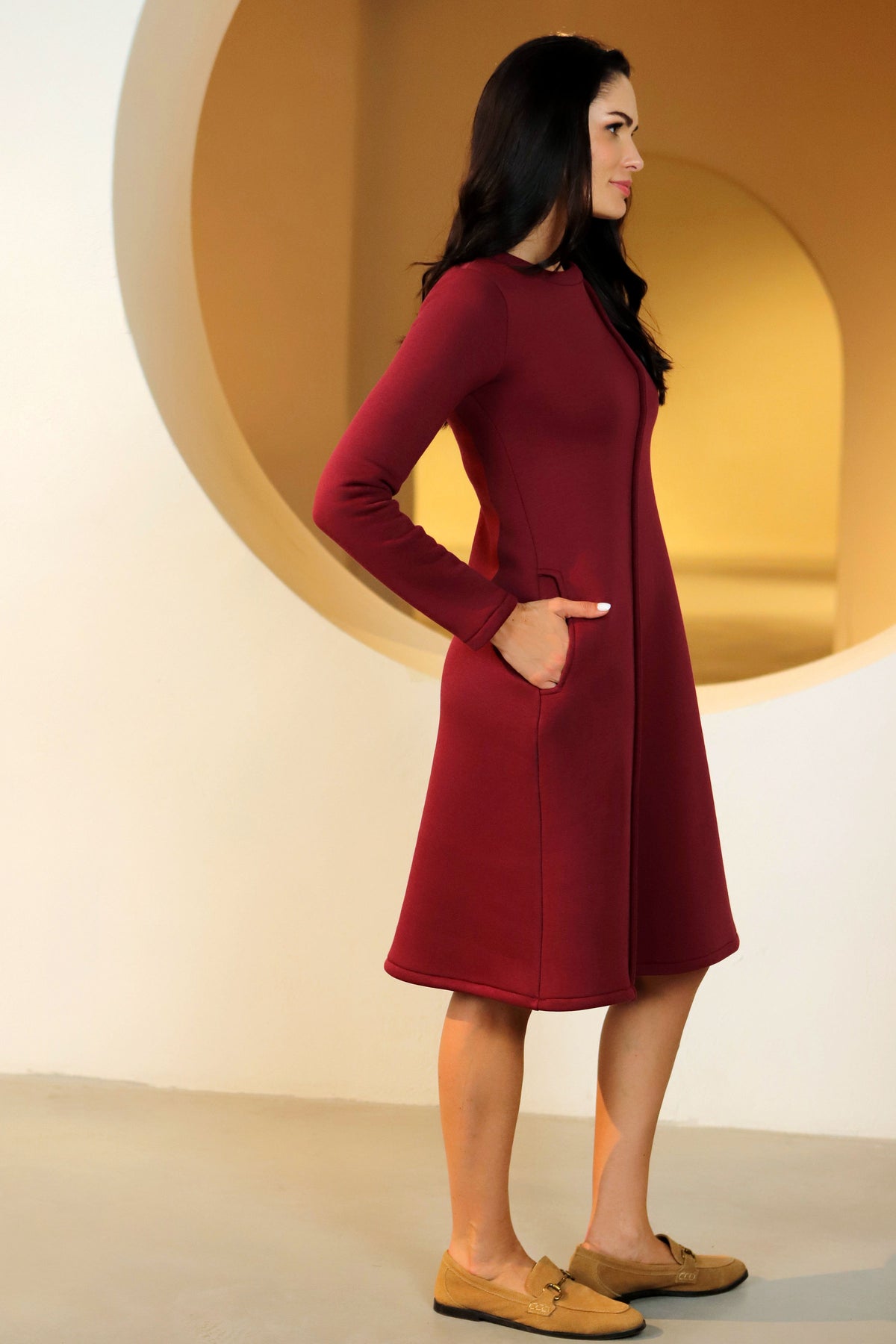 Short dress “NIDA” Morocco red