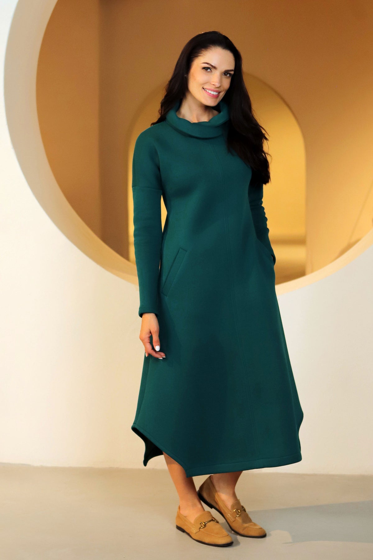 Short dress “NIDA” Morocco red