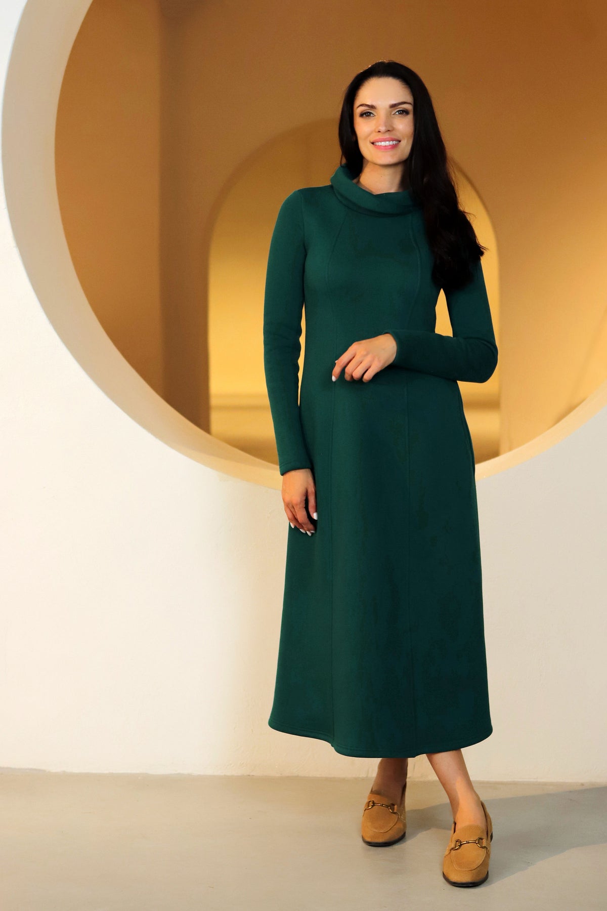 Short dress “NIDA” Morocco red