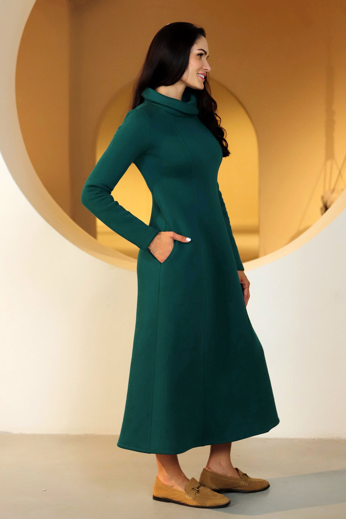 Short dress “NIDA” Morocco red