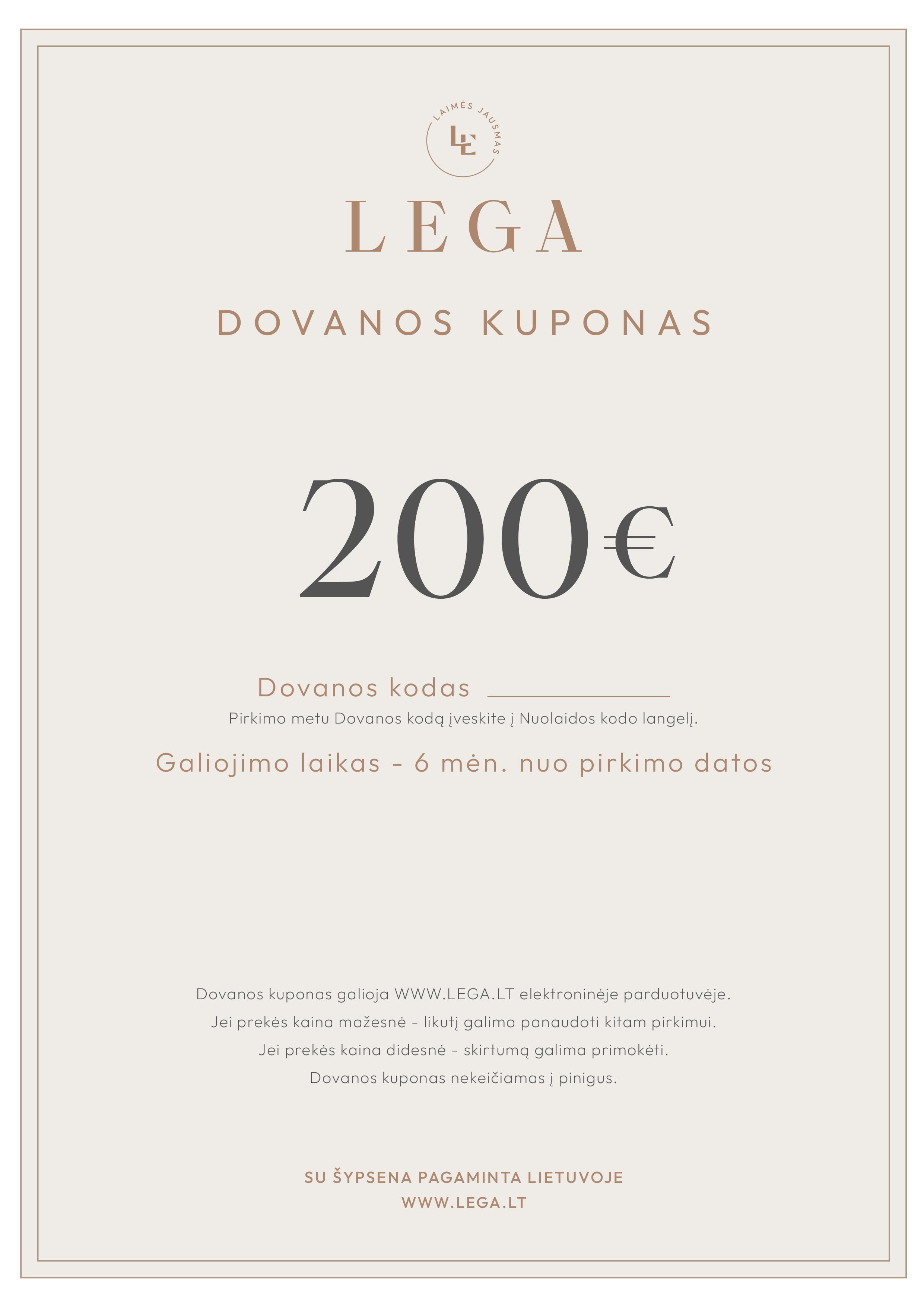 Elektroninė dovanų kortelė