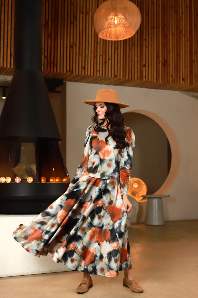 Marginta veliūro palaidinė "KOMETA" žiemos batika