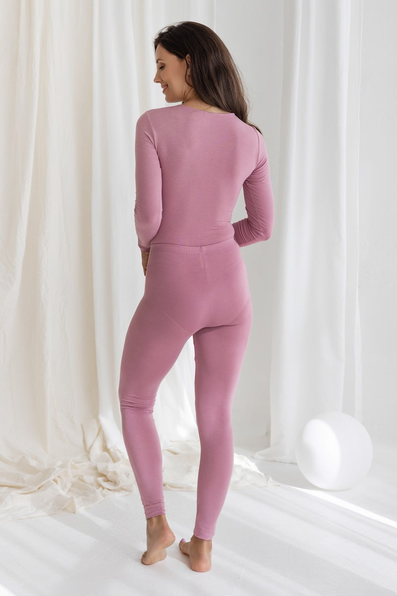 Viskozinės tamprės "COMFORT WAVE-2" pelenų rožinė